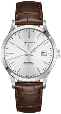 Часы Longines Record Auto COSC Chronometer L2.821.4.72.2