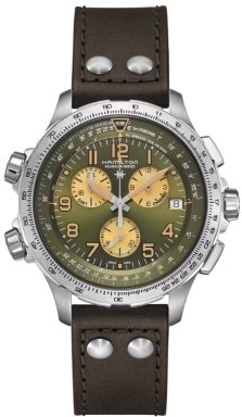 Часы Hamilton Khaki Aviation X-Wind GMT Chrono Quartz H77932560